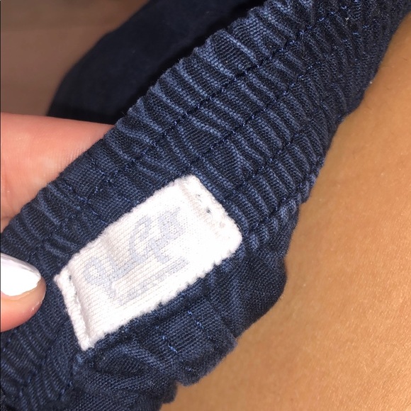 brandy melville- navy blue canvas shorts - Picture 3 of 3